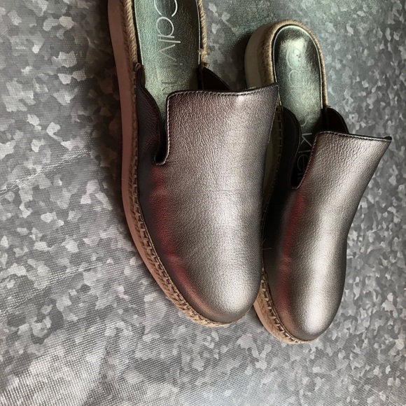 NWOT Calvin Klein Verie Espadrille Loafer Mules - Picture 8 of 8